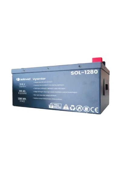 Solinved 12.8 V 100ah Lityum Akü