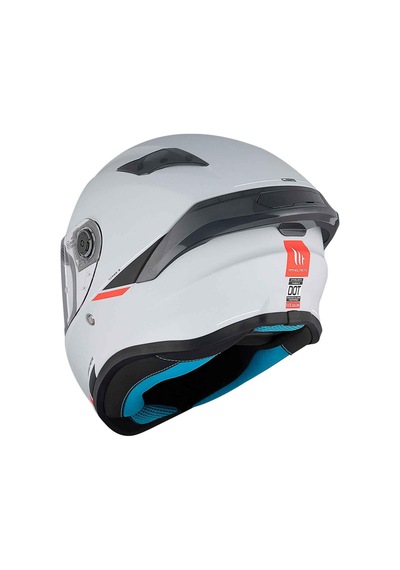 Mt Targo S Solid A0 Kapalı Kask Beyaz XL-