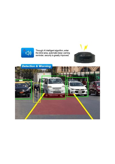 Buzzer Ahd 720p Adas Park Kamerası 170'' Lens 1 Mp Sesli İkaz 12v