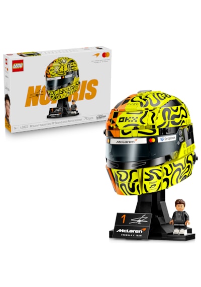 LEGO® Editions McLaren Mastercard F1® Team Lando Norris Kaskı 43023 - 14+ için Minifigür İçeren Oyuncak Yapım Seti (793 Parça)