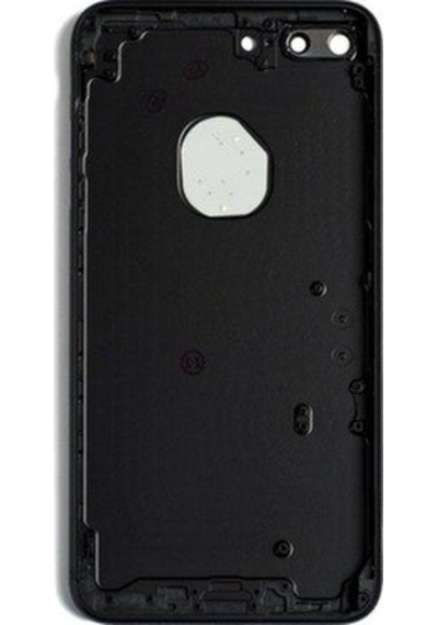 Apple Uyumlu iPhone 7 Plus Jet Black Boş Kasa Arka Kapak Yüksek Kalite