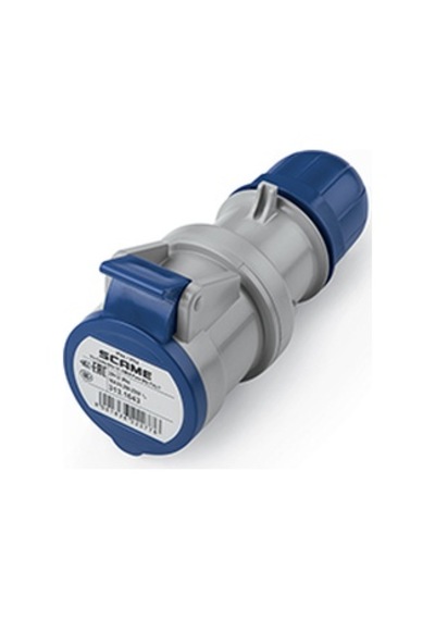 Scame IP44 Uzatma Prizi 3 x 16 A (2P+E) Monofaze