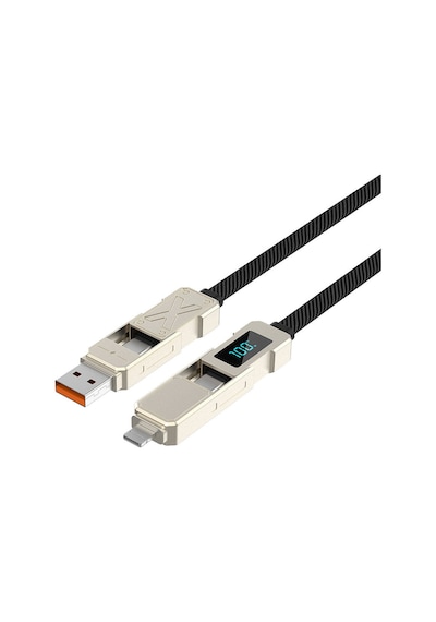 Wiwu Wi-C039 Titan Serisi 4 İn1 A+C To C+L Led Dijital Göstergeli Şarj Ve Data Kablosu 1.5 M