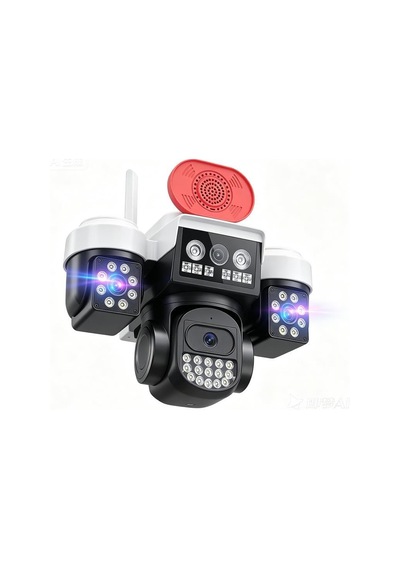 Joysee W3 9mp 3.6mm 2x2.8mm Üç Kamera 19ır+18led Wifi Ptz Kamera