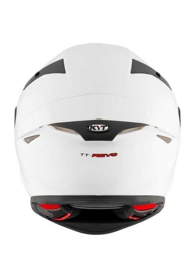 Kyt Tt-revo Kask Plaın Whıte - L Motosiklet Kaskı Beyaz