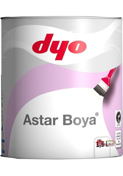 Dyo Sentetik Astar Boya 0,75 Litre Beyaz (352426865)