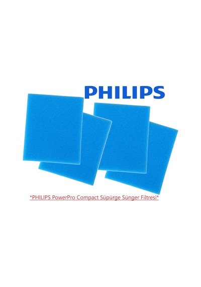Philips Uyumlu Fc 8470 Fc8475 Power Pro Compact Hepa Filtre Seti (431256427)
