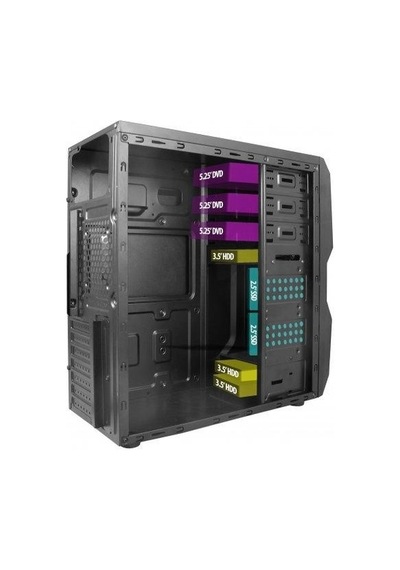 Vento TA-K62 550W Mid Tower Bilgisayar Kasası Siyah