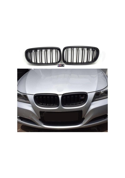 Bmw 3 Serısı E90 2008-2011 M3 Bobrek Cıft Cızgı Panjur Pıano Bl N11.54928
