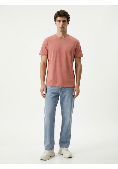 LOFT Regular Fit Erkek Tshirt K.kol Light Rose