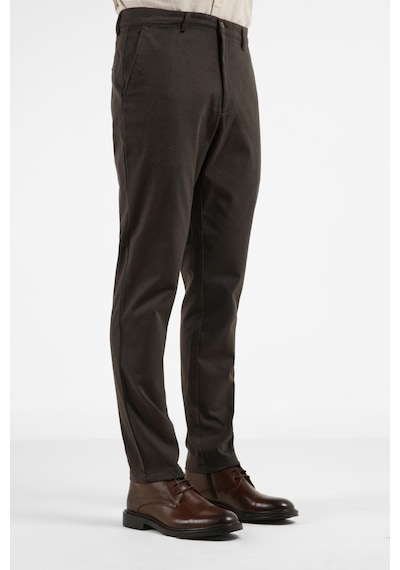 İmza Antrasit Yan Cep Düz Paça Pamuklu Comfort Fit Chino Casual Pantolon 1003255159 Antrasit