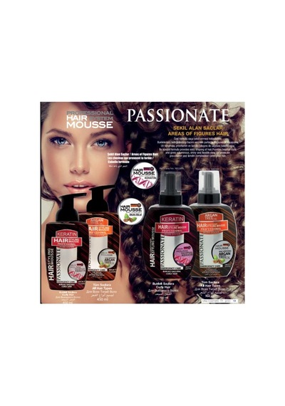 Passionate Saç Köpüğü 450ml. Bukleli Saçlar