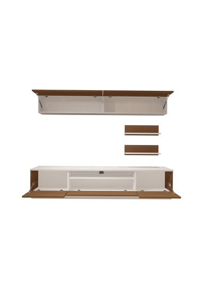 Decoraktiv Trendstyle 5s Slm Tv Ünitesi Tv Sehpası Beyaz - Ceviz