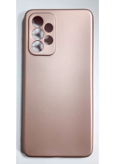 Samsung Galaxy Uyumlu A33 5g  Rose Gold Kadife Dokulu Yumusak Kili