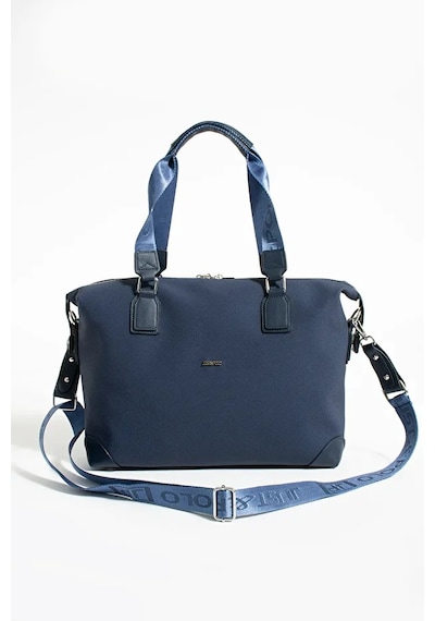 Just Polo Kadın Büyük Valiz Boy Ayarlanabilir Askılı Lüks El Ve Omuz Çantası Shopper Lacivert