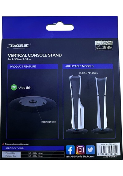 Ps5 Slim Ve Pro Uyumlu Dikey Stand Dobe Tp5-3573