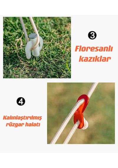 Shufa Glamping 500 300cm Tarp Güneş Ve Rüzgar Koruma Tentesi Bej