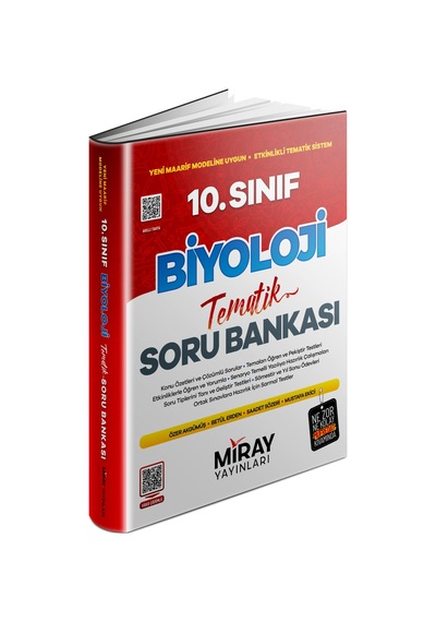Miray 10. Sınıf Biyoloji Konu Özetli Tematik Soru Bankası