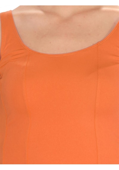 Bulalgiy Kadın Turuncu Basic Fit Tişört - Bga092371-turuncu Turuncu