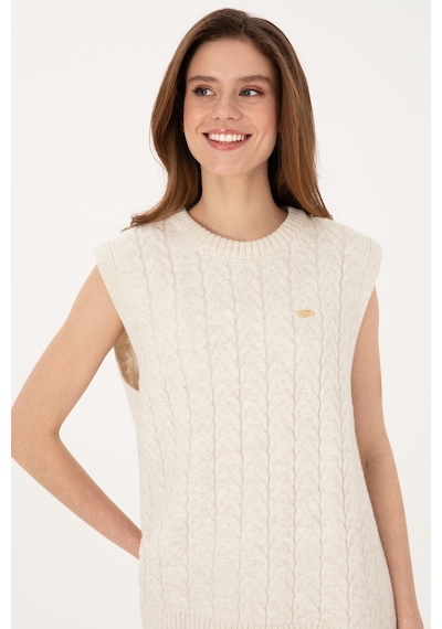 U.S. Polo Assn. U.s. Polo Assn. Kadın Süveter 50317560-vr256 İnci