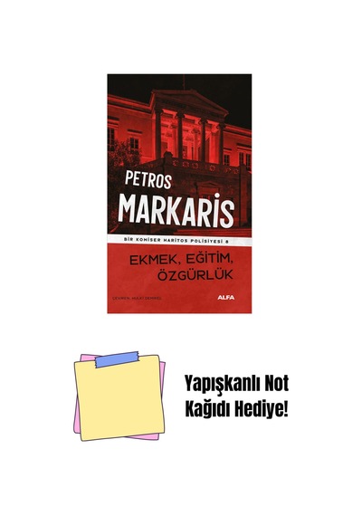 Ekmek Eğitim Özgürlük + Yapışkanlı Not Kağıdı