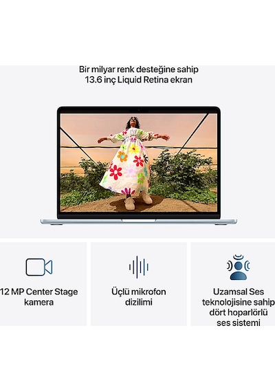 Apple MacBook Air MDHH4TU/A M5 16 GB 512 GB SSD 13.6" macOS Dizüstü Bilgisayar