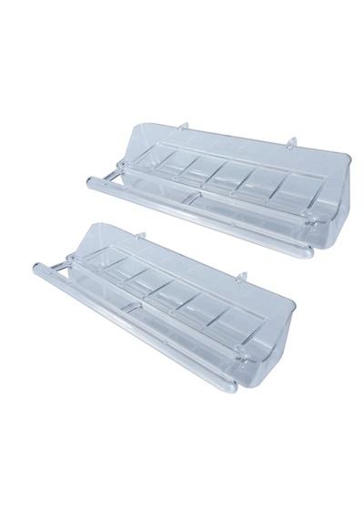 Tisert Büyük Bölmeli Mamalık Şeffaf 19 Cm X 2 Adet