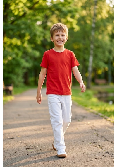 Kiagu Kısa Kol T-shirt Basic Terletmeyen Esnek Kumaş Pamuklu Mevsimlik Kısakol Erkek Çocuk Tsort Nar Çiçeği Kiagu Kısa Kol T-shirt Basic Terletmeyen Esnek Kumaş Pamuklu Mevsimlik Kısakol Erkek Çocuk Tsort Nar Çiçeği