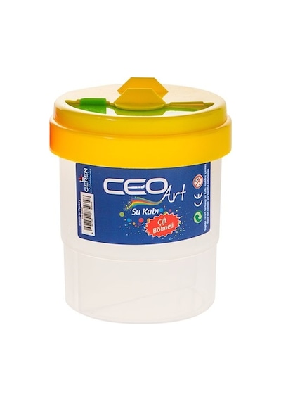 Ceo Art Fırça Temizleme Su Kabı Çift Bölmeli (Ceo-Su0001)