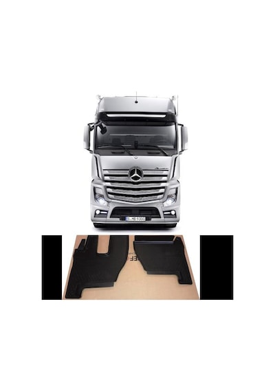 Mercedes Arocs - Yeni Actros Havuz Paspas 4D Siyah