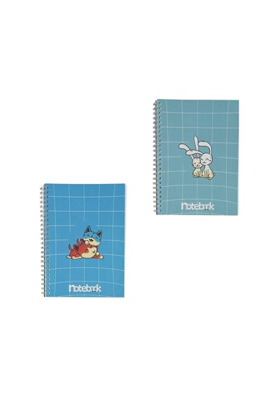 A5 Spiralli Konsept Defter 40 Yaprak 4'lü Tamamı Çizgisiz