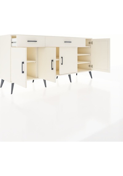 Hyperion Konsol 5 Raflı 2 Çekmeceli 4 Kapaklı 176x44x83 Aytaşı-aytaşı Aytası