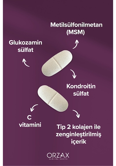 Orzax Cosakondrin Plus 60 Tablet 2 Adet