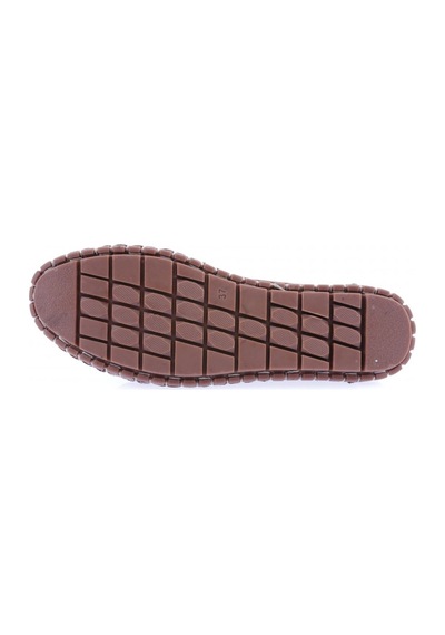 Dgn 600-23y Kadin Dikiş Detayli Metal Tokali Loafer Ayakkabi 600-2109-R1783 Taba