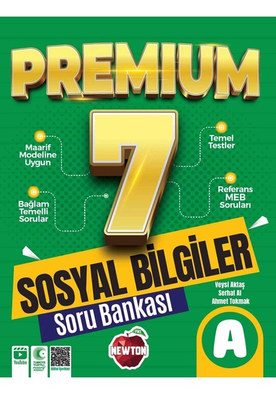 Newton 7. Sınıf Premium A Sosyal Bilgiler Soru Bankası