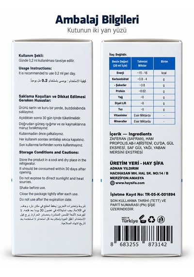 Dide İ Nur Damla 20 Ml