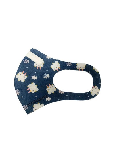 BLACKSPADE Çocuk Koruyucu Maske Bulut Desen S1