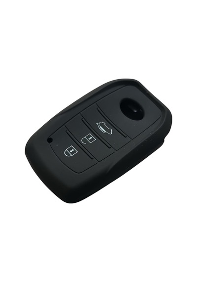 Autohan Keys Toyota C-hr, Camry, Corolla Cross, Prius, Prado, Rav4, Hilux İle Uyumlu Anahtar Kılıfı Silikon Çok Renkli