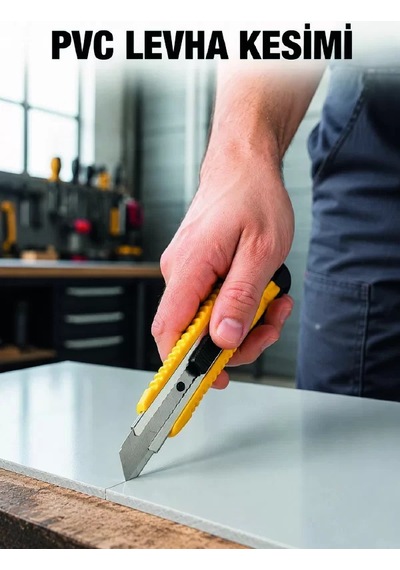 5 Li Profesyonel Metal Falçata Seti Ergonomik Saplı Çok Amaçlı Maket Bıçağı Diğer
