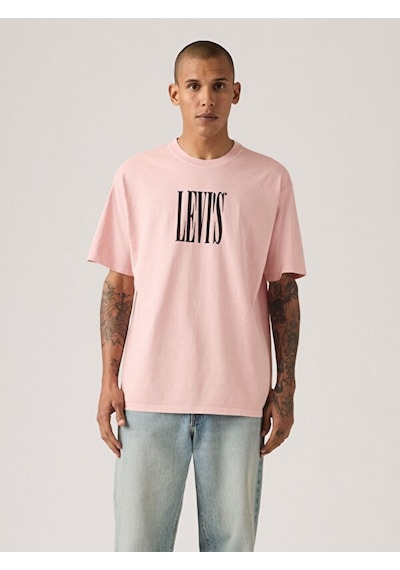 Levi's Erkek Graphic Vintage Fit Pembe T-shirt - 87373-0396