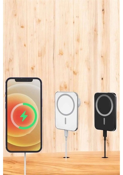 İos Uyumlu Manyetik Tasarım Magsafe İphone 12/13/14/15 Uyumlu Powerbank Najmaddin