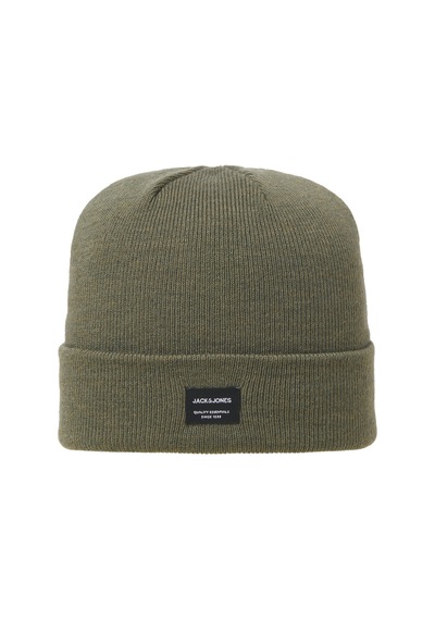Jack&jones Addıtıonals Erkek Logo Detaylı Bere - Dna - 12092815 Dusty Olive