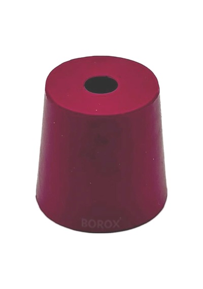 Borox Kauçuk Tıpa Delikli No.6 20 x 24.5 x 24 MM 5 Adet