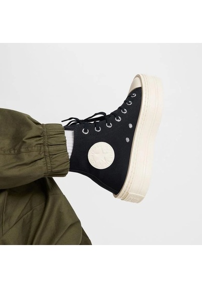 Converse Chuck Taylor All Star Modern Lift Platform Canvas Kadın Sneaker-siyah Siyah