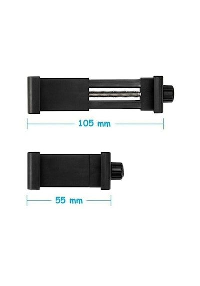 Zm-1200 Kamera Ve Telefon Triopdu-360 Dönebilen Telefon Tutucu Ve Çanta li Siyah