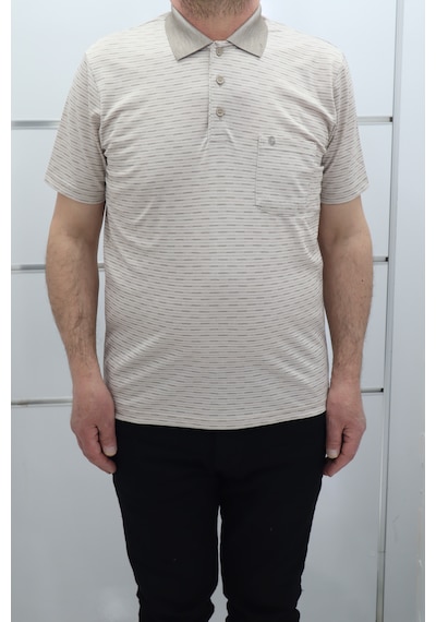 Becces Dmctekstil Erkek 001 Desenli Klasik Kesim Rahat Kalıp Tek Cepli Polo Yaka T-shirt Açık Kahverengi Becces Dmctekstil Erkek 001 Desenli Klasik Kesim Rahat Kalıp Tek Cepli Polo Yaka T-shirt Açık Kahverengi