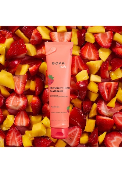 Boka Kids Strawberry Mango N-ha Florürsüz Çocuk Diş Macunu 96gr