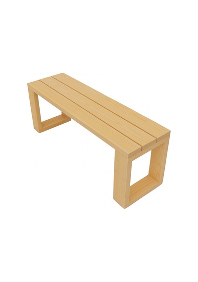 El Yapımı Ahşap Bank 80x30x43 Cm Masif Ahşap Oturma Bankı, Dekoratif Dış & İç Mekan Kullanımı Ekru