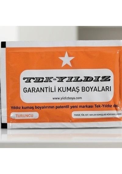 12 - Kumaş Boyası Turuncu 11 Gr 10