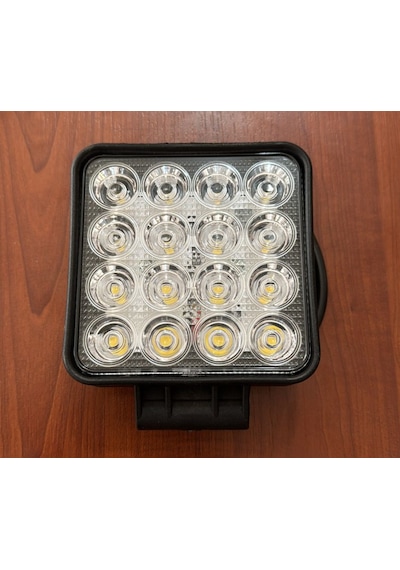 Myp Alfa 16 Led Beyaz Işık Çalışma Sis Lambası 48w 12v-24v Uyumlu